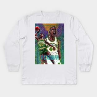 Shawn Kemp Kids Long Sleeve T-Shirt